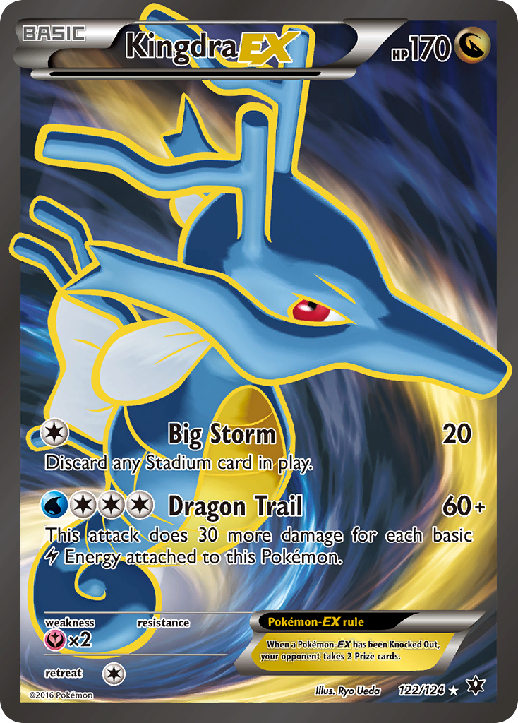 Kingdra EX (Full Art) — XY - Fates Collide #122/124