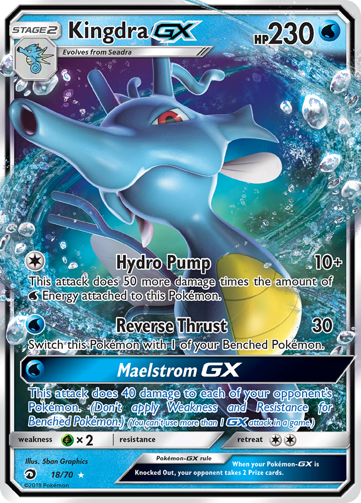 Kingdra GX — Dragon Majesty #18/70