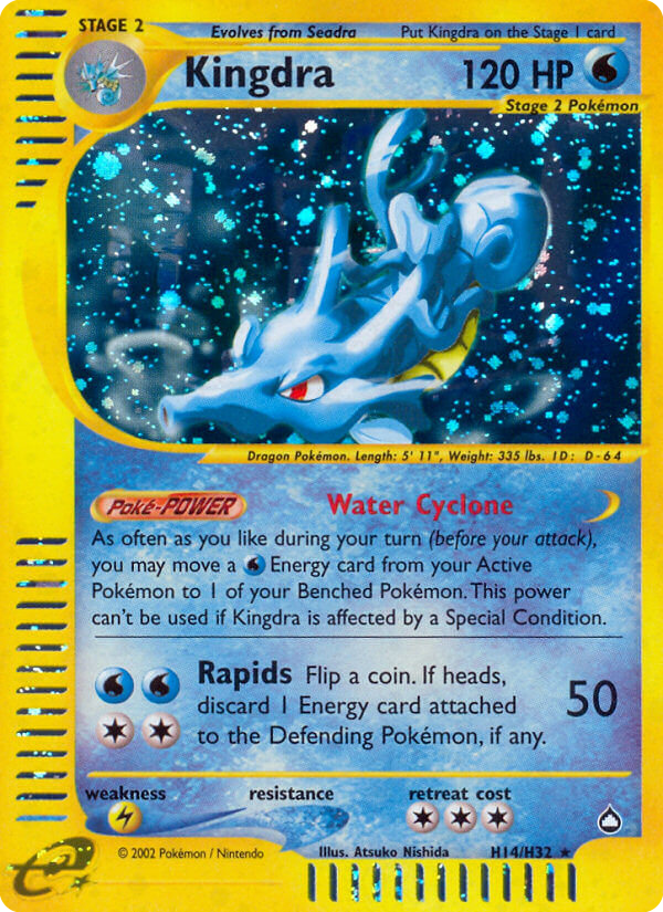 Kingdra (H14) — Aquapolis #H14/H32