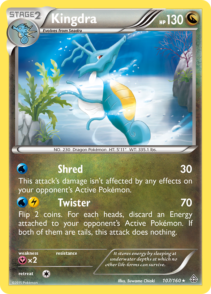 Kingdra — XY - Primal Clash #107/160