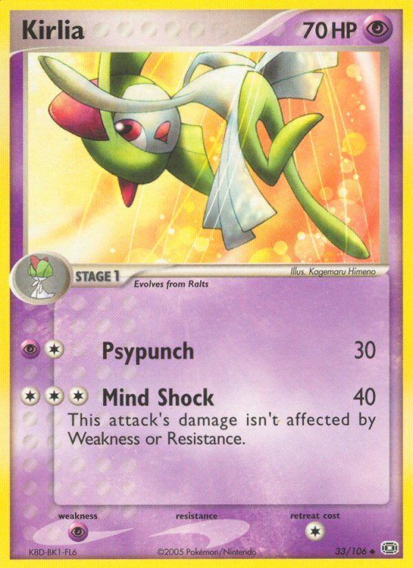Kirlia — Emerald #33/106