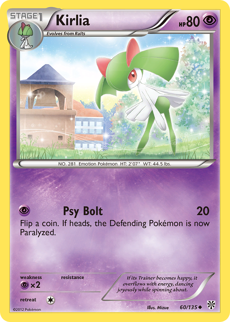 Kirlia — Plasma Storm #60/135