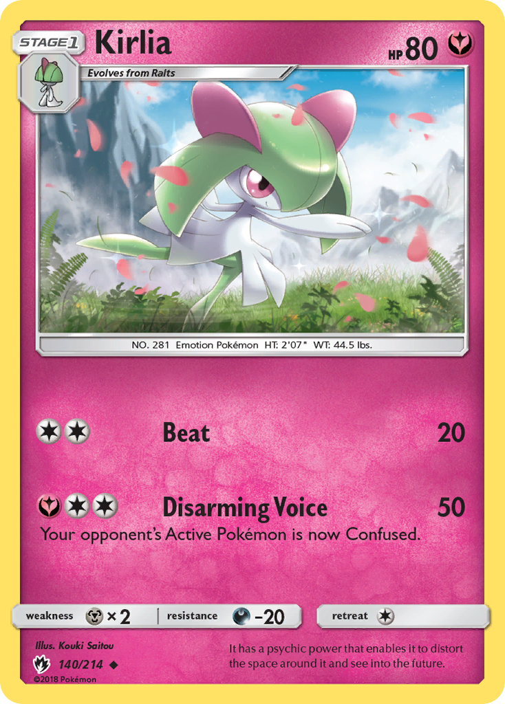 Kirlia — SM - Lost Thunder #140/214
