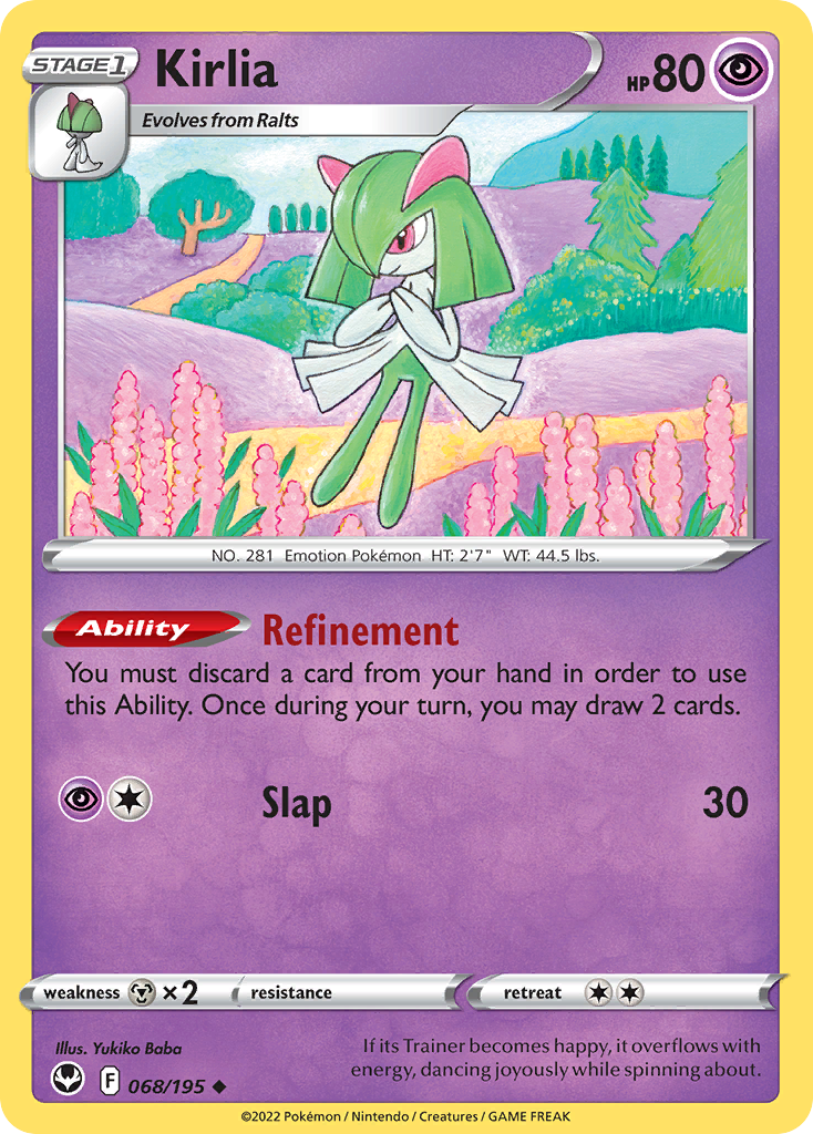 Kirlia — SWSH12: Silver Tempest #068/195