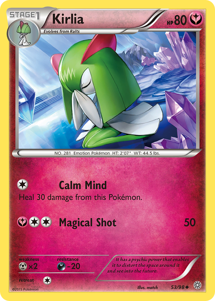 Kirlia — XY - Ancient Origins #53/98
