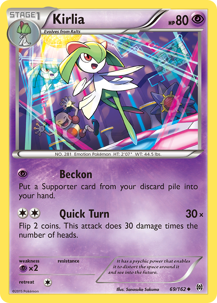 Kirlia — XY - BREAKthrough #69/162