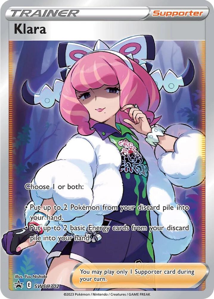Klara (Full Art) — SWSH: Sword & Shield Promo Cards #SWSH302