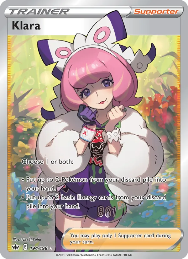 Klara (Full Art) — SWSH06: Chilling Reign #194/198