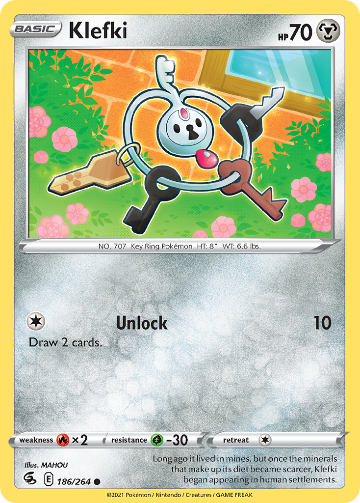 Klefki — SWSH08: Fusion Strike #186/264