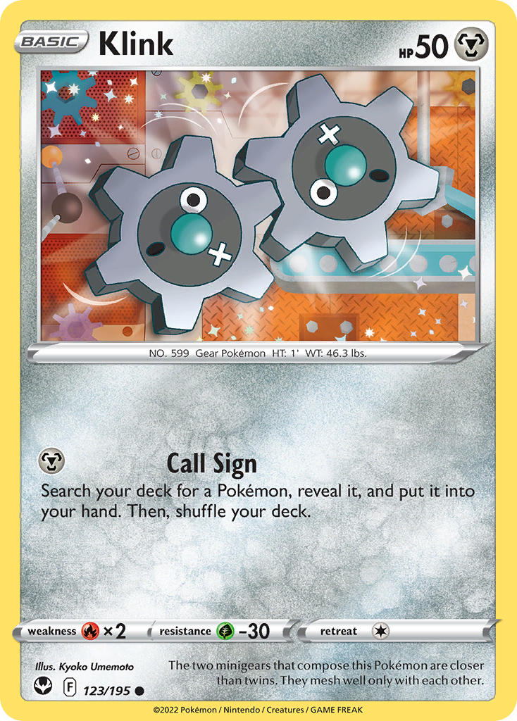 Klink — SWSH12: Silver Tempest #123/195