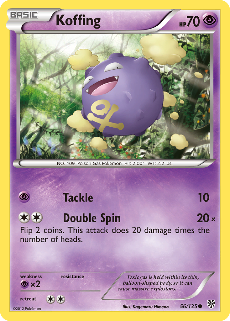 Koffing (56) — Plasma Storm #56/135