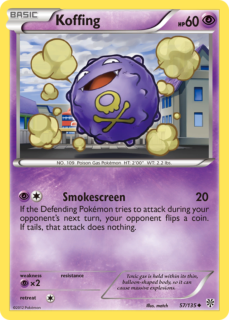 Koffing (57) — Plasma Storm #57/135