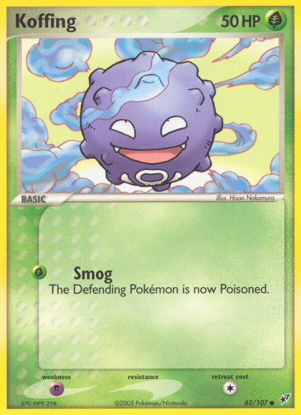Koffing — Deoxys #62/107