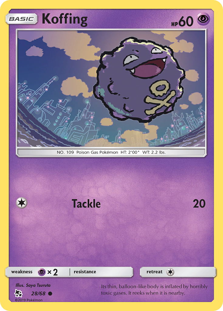 Koffing — Hidden Fates #28/68