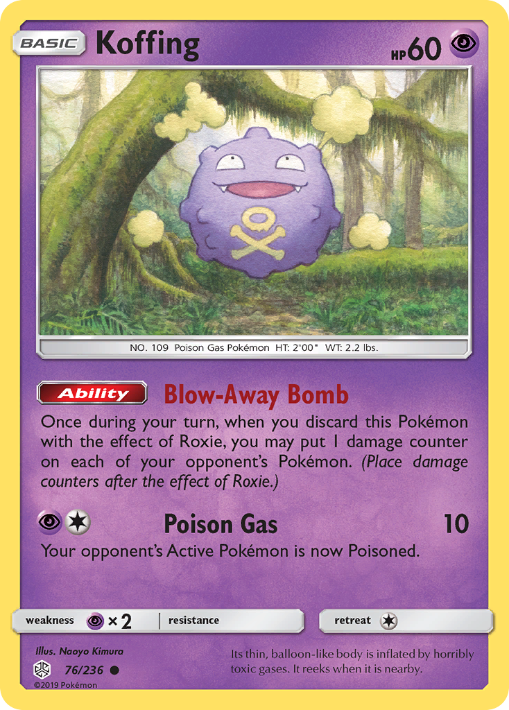 Koffing — SM - Cosmic Eclipse #76/236