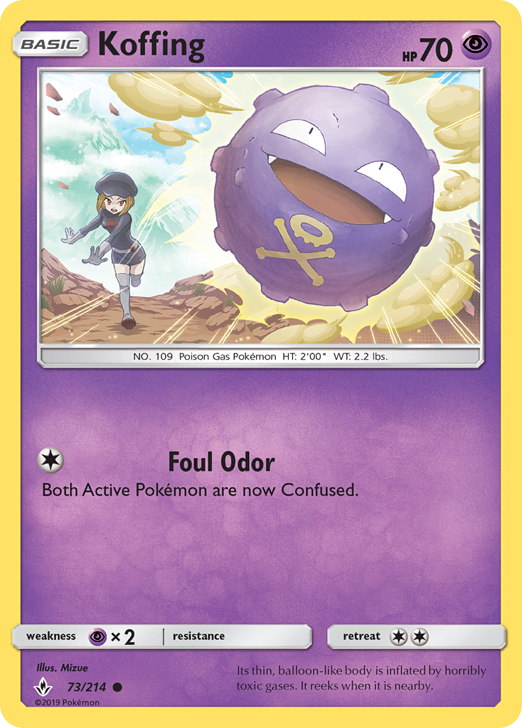 Koffing — SM - Unbroken Bonds #73/214