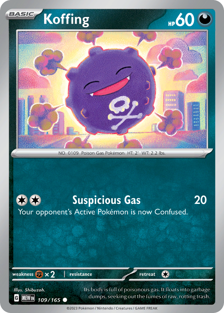 Koffing — SV: Scarlet & Violet 151 #109/165