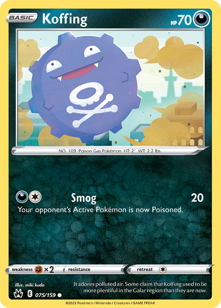 Koffing — SWSH: Crown Zenith #075/159
