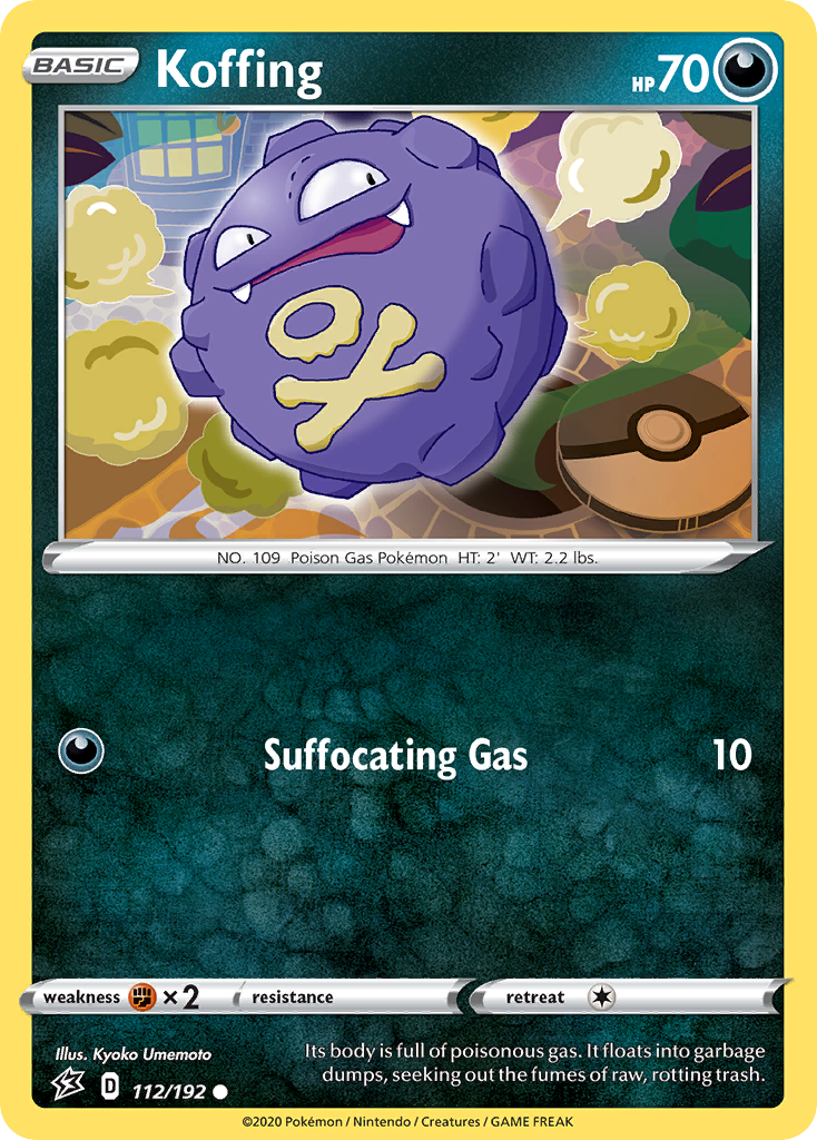 Koffing — SWSH02: Rebel Clash #112/192