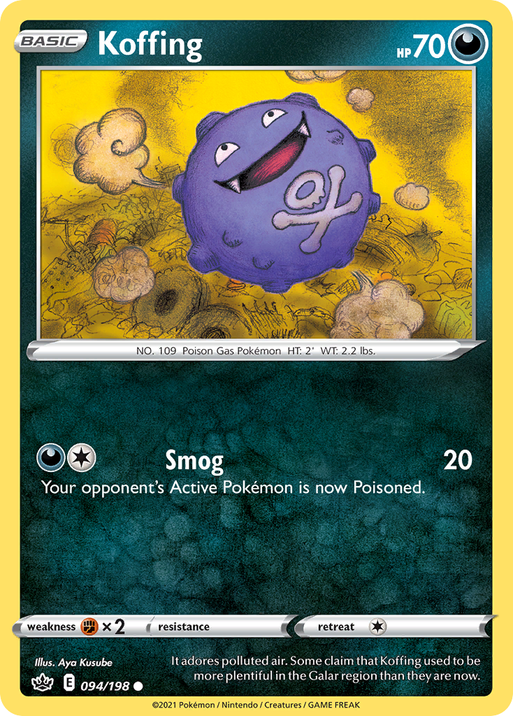 Koffing — SWSH06: Chilling Reign #094/198
