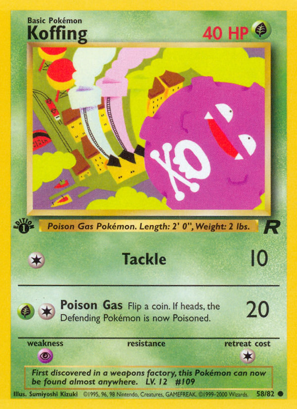 Koffing — Team Rocket #58/82