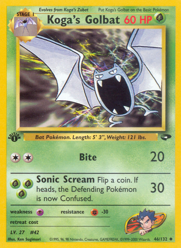 Koga's Golbat — Gym Challenge #046/132