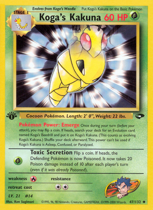 Koga's Kakuna — Gym Challenge #047/132