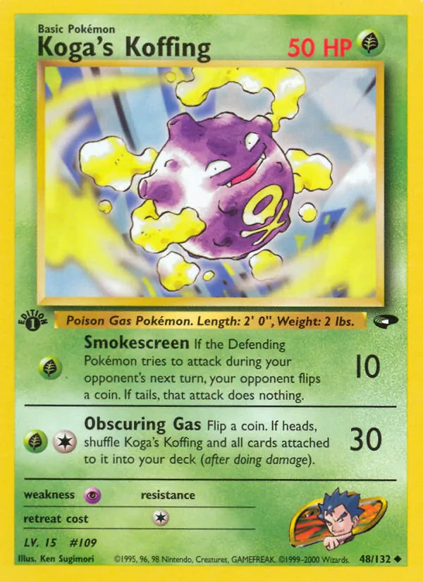 Koga's Koffing (48) — Gym Challenge #048/132