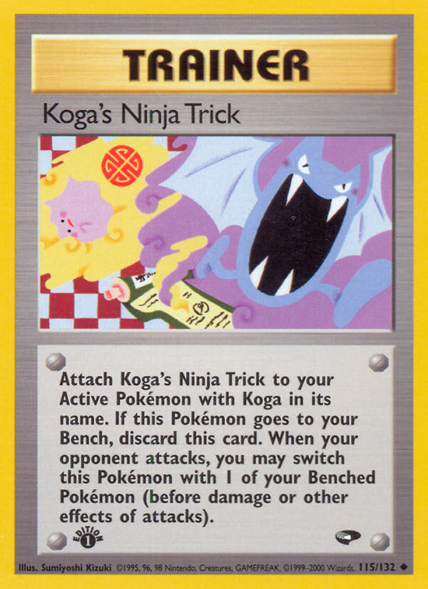 Koga's Ninja Trick — Gym Challenge #115/132