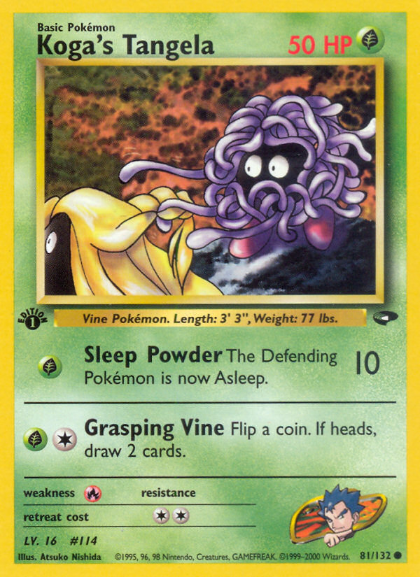 Koga's Tangela — Gym Challenge #081/132