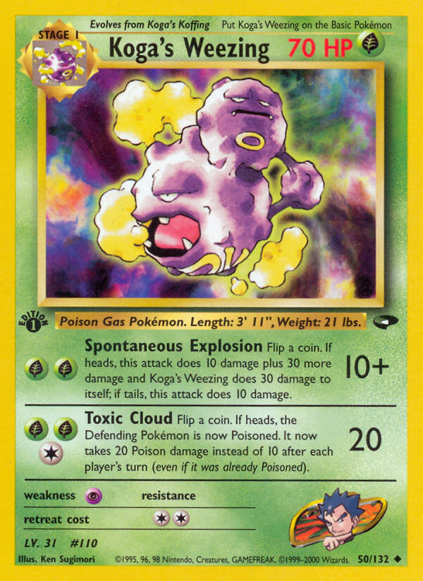 Koga's Weezing — Gym Challenge #050/132