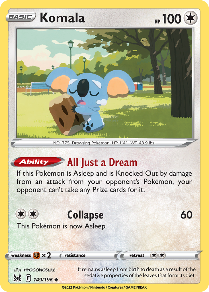Komala — SWSH11: Lost Origin #149/196