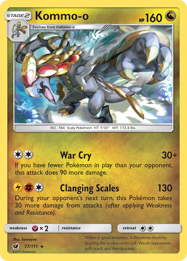 Kommo-o — SM - Crimson Invasion #77/111