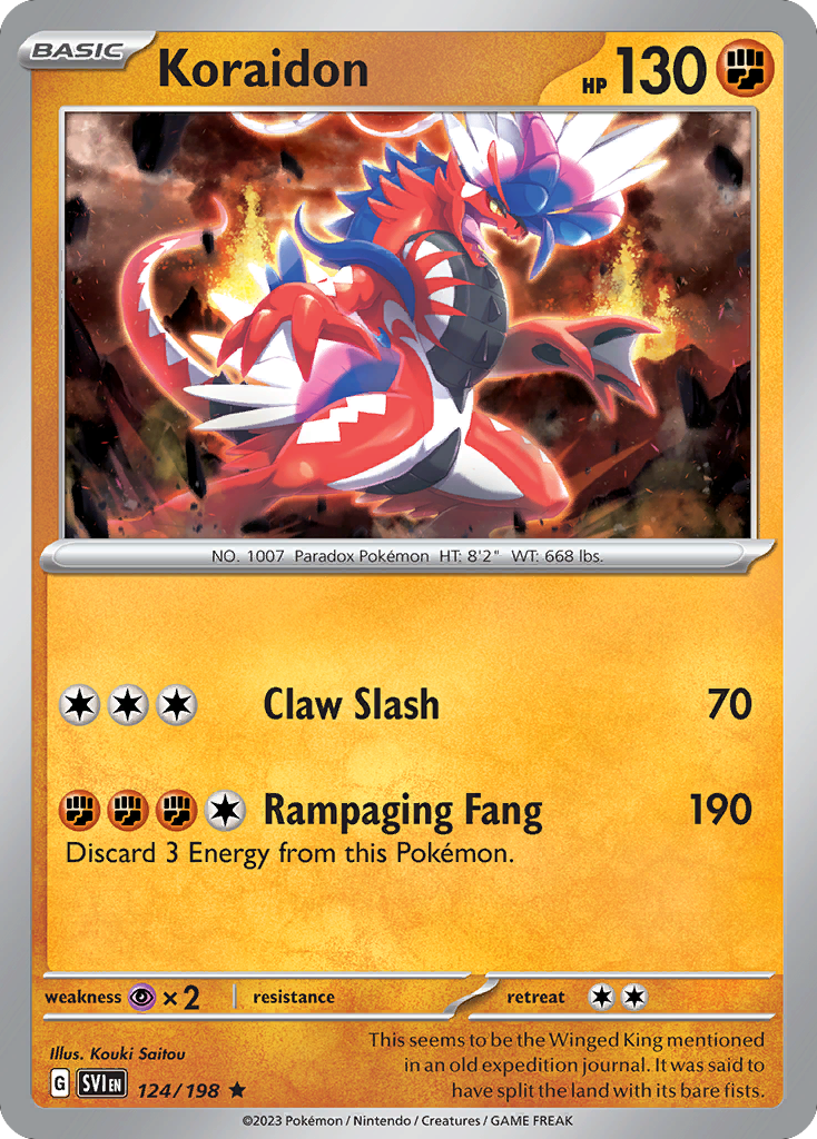 Koraidon — Deck Exclusives #124/198