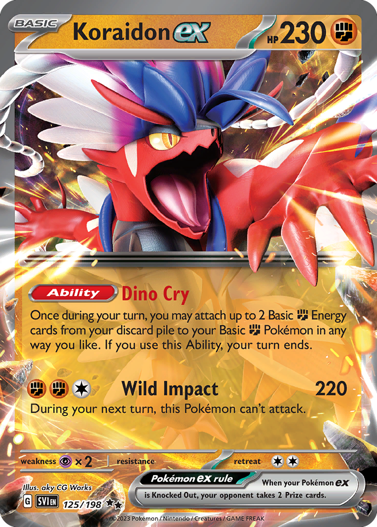 Koraidon ex — Prize Pack Series Cards #125/198