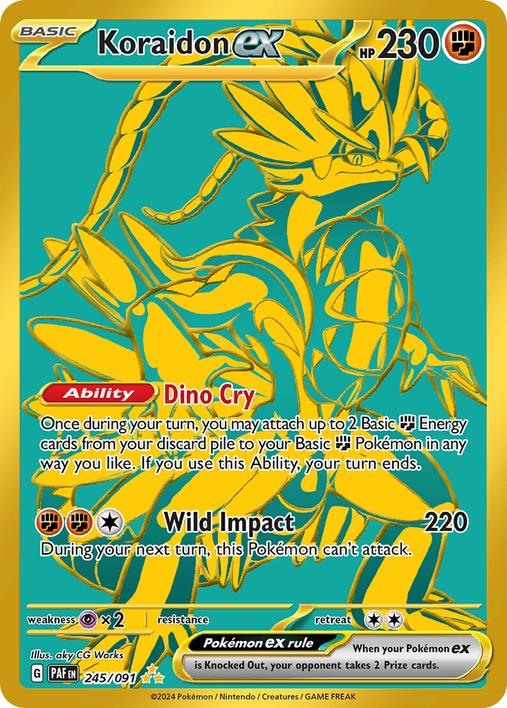 Koraidon ex — SV: Paldean Fates #245/091