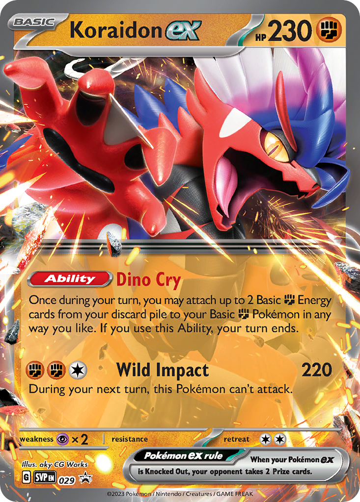 Koraidon ex — SV: Scarlet & Violet Promo Cards #029