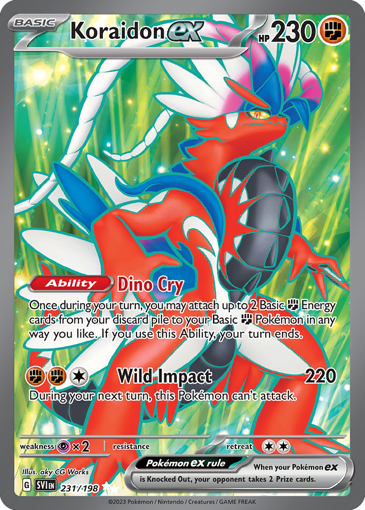 Koraidon ex — SV01: Scarlet & Violet Base Set #231/198