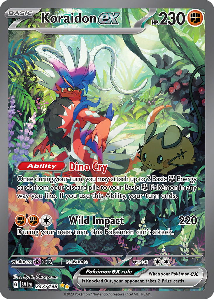 Koraidon ex — SV01: Scarlet & Violet Base Set #247/198
