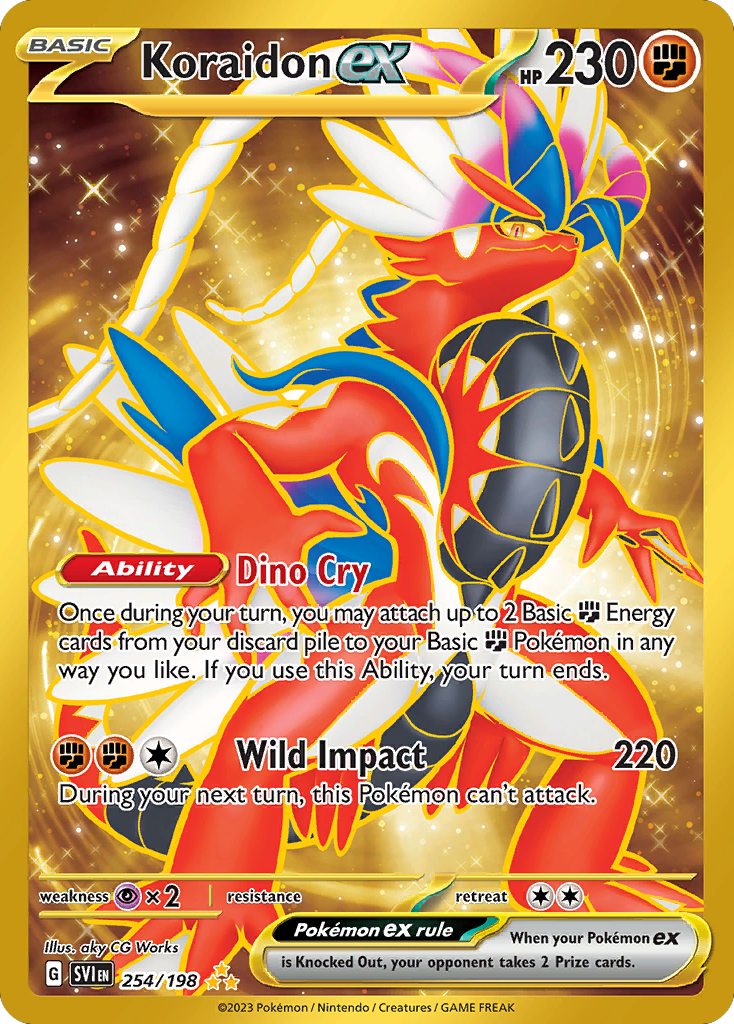 Koraidon ex — SV01: Scarlet & Violet Base Set #254/198