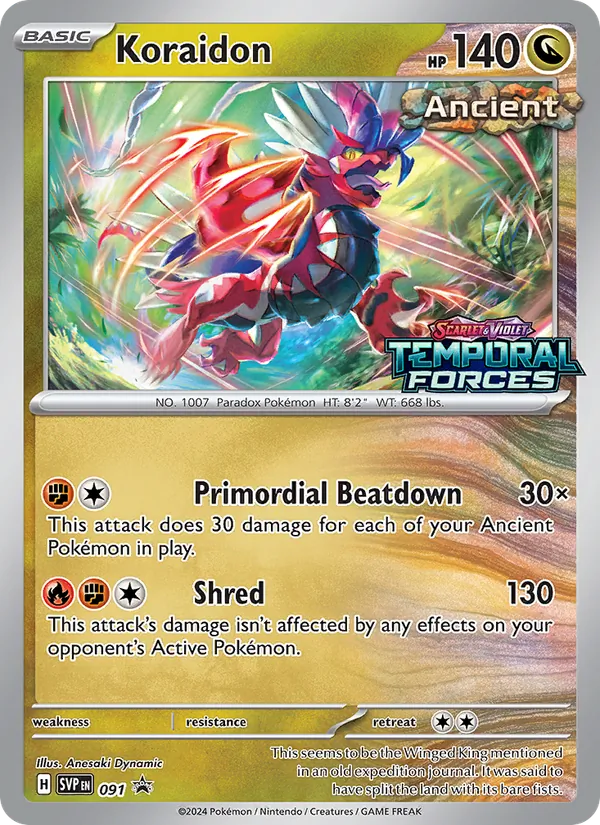 Koraidon — SV: Scarlet & Violet Promo Cards #091