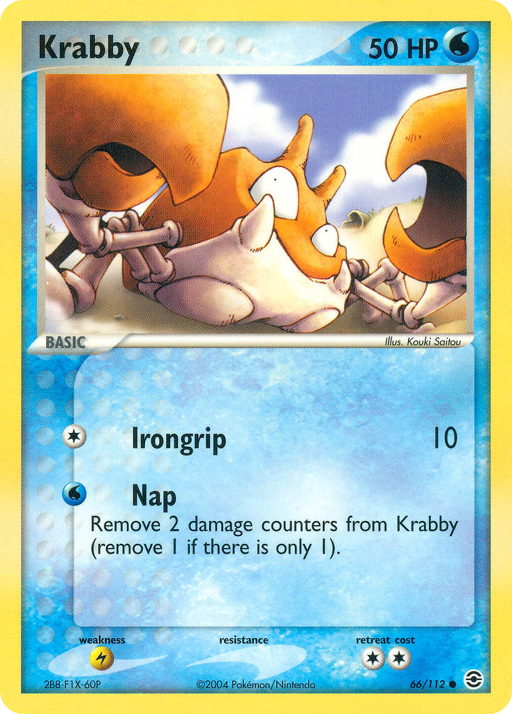 Krabby — FireRed & LeafGreen #66/112