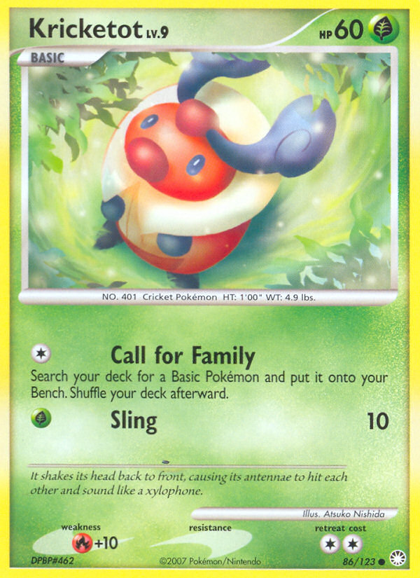 Kricketot — Mysterious Treasures #86/123