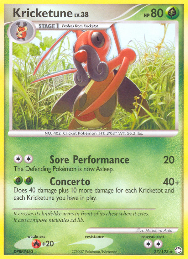 Kricketune — Mysterious Treasures #27/123