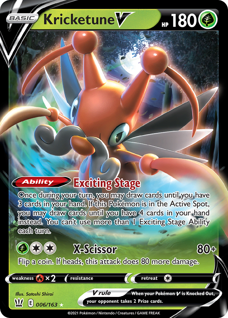 Kricketune V — SWSH05: Battle Styles #006/163