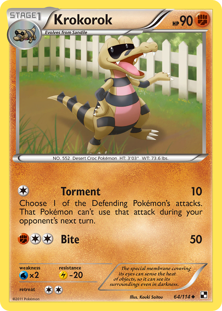 Krokorok — Black and White #64/114