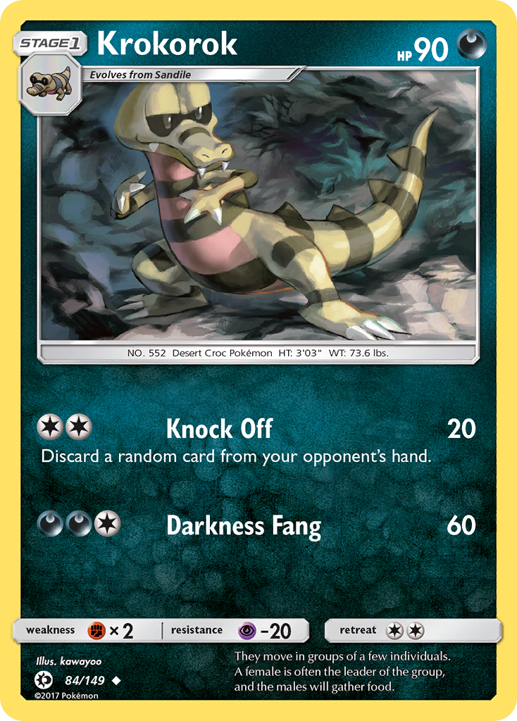 Krokorok — SM Base Set #84/149