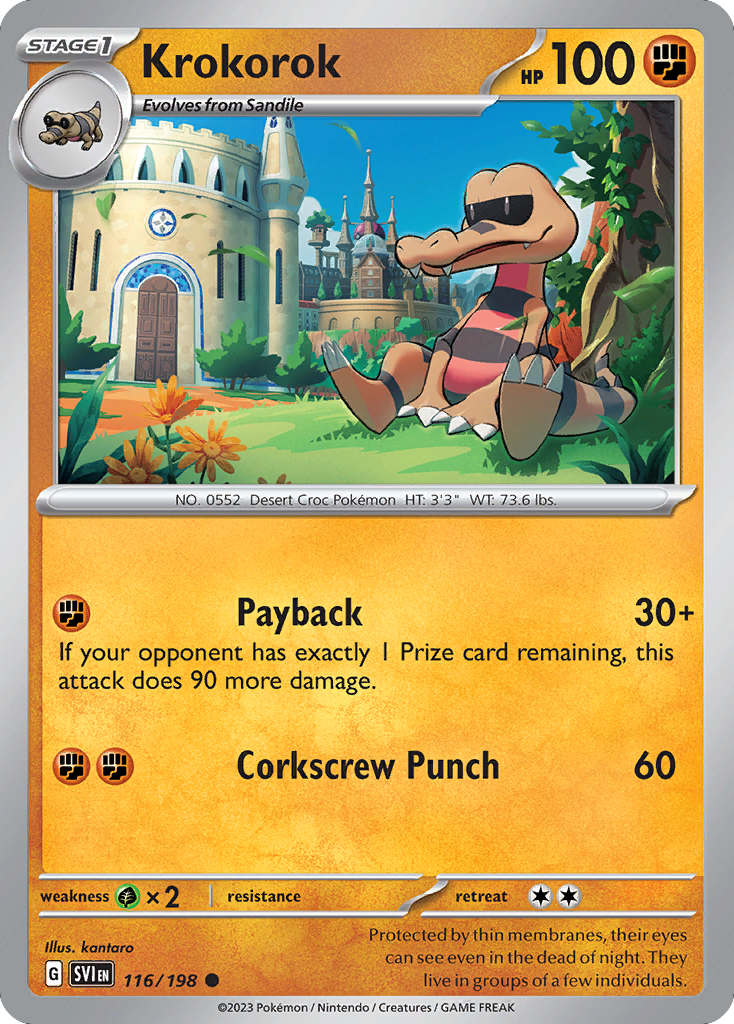 Krokorok — SV01: Scarlet & Violet Base Set #116/198