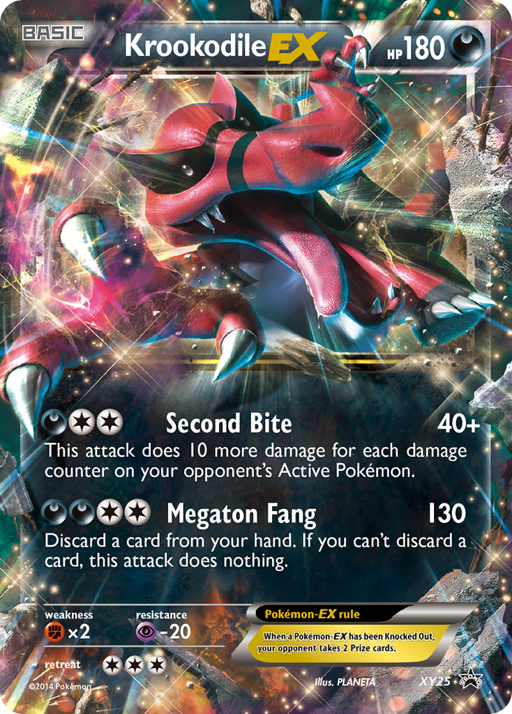 Krookodile EX — Jumbo Cards #XY25