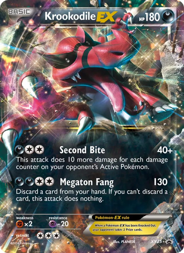 Krookodile EX — XY Promos #XY25